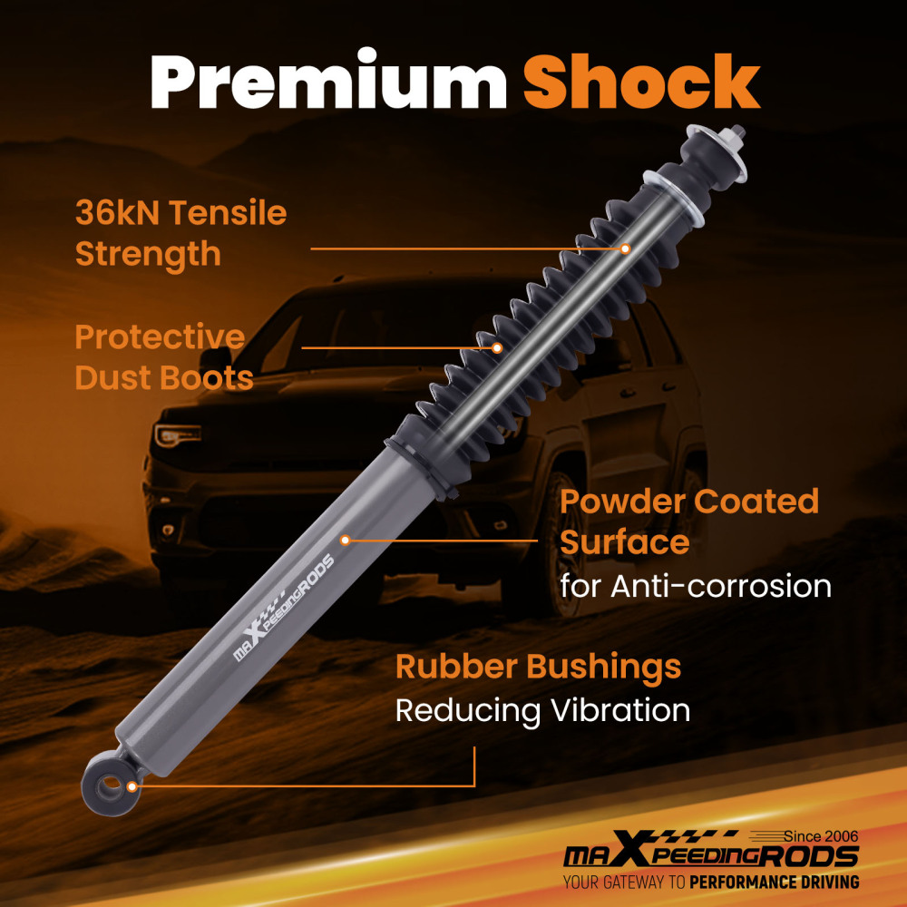 Front Rear Suspension Lift Kit Shock compatible for Suzuki Jimny 2 50mm 98-13