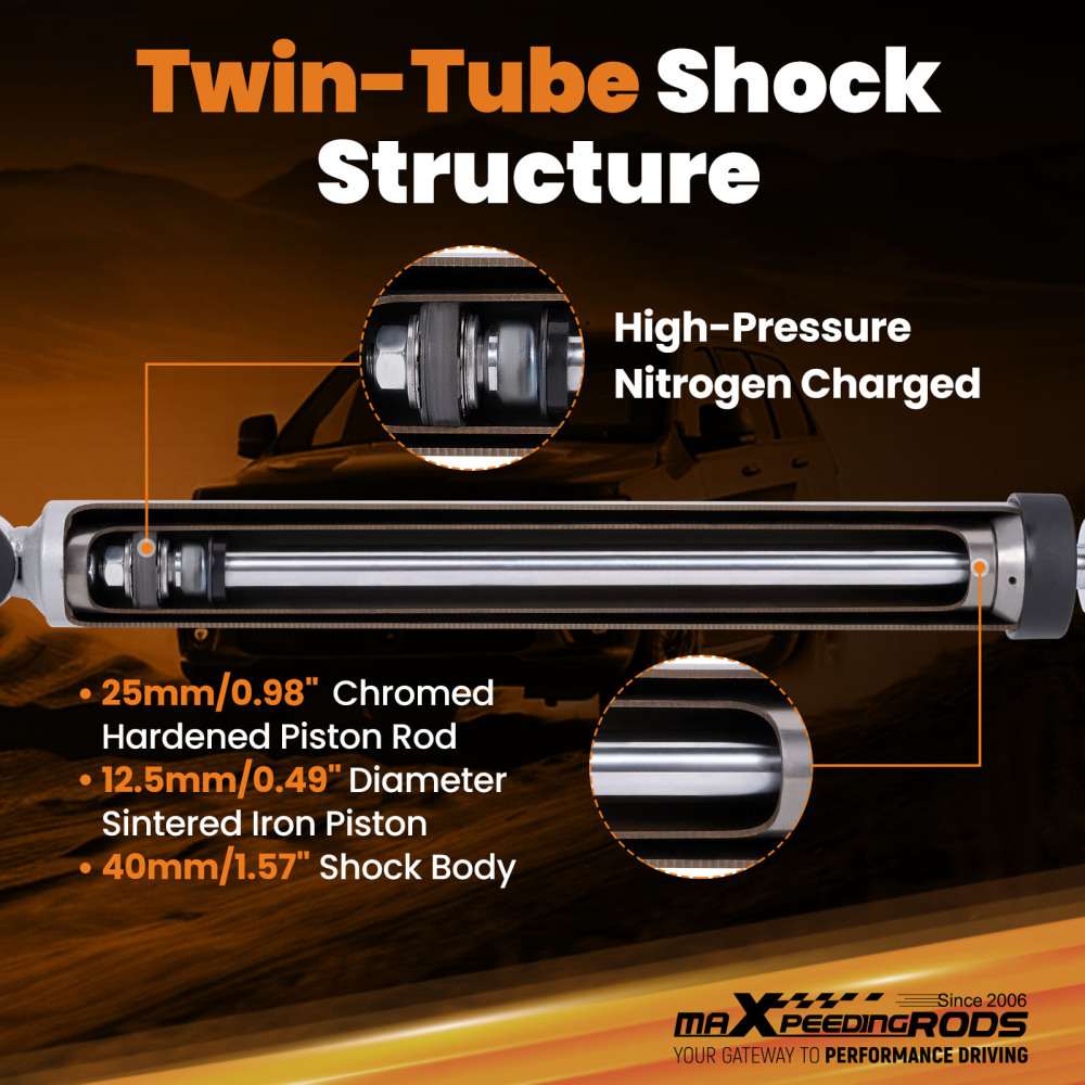 Front Rear Suspension Lift Kit Shock compatible for Suzuki Jimny 2 50mm 98-13