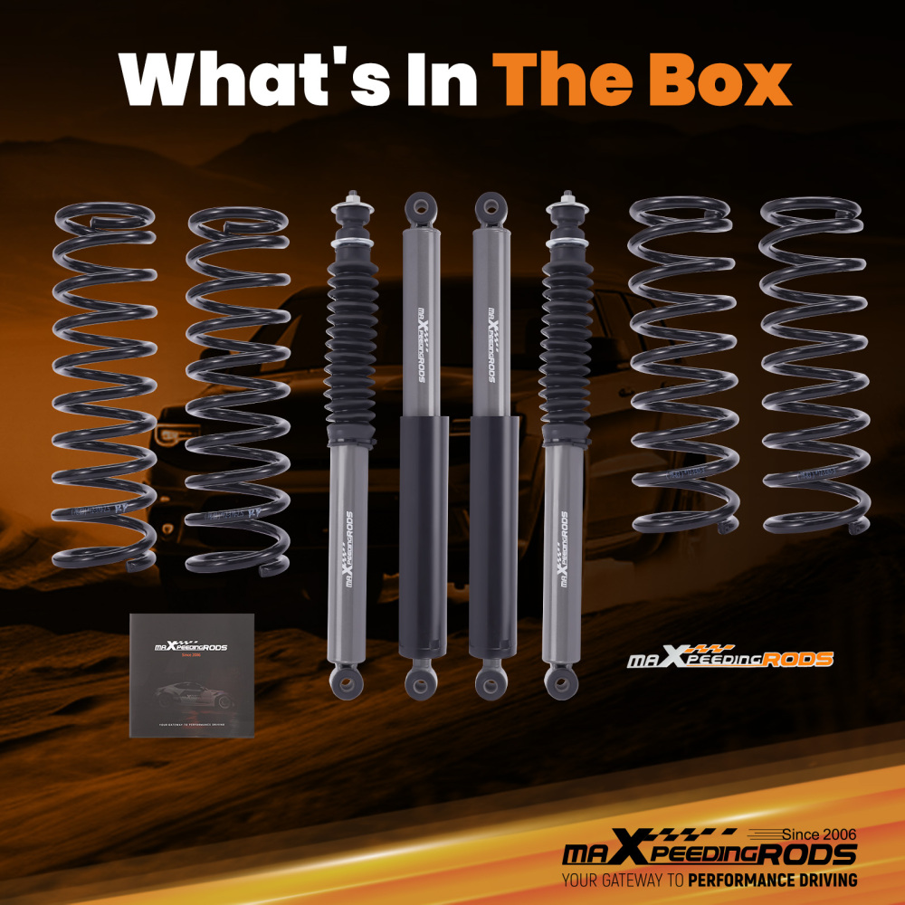 Front Rear Suspension Lift Kit Shock compatible for Suzuki Jimny 2