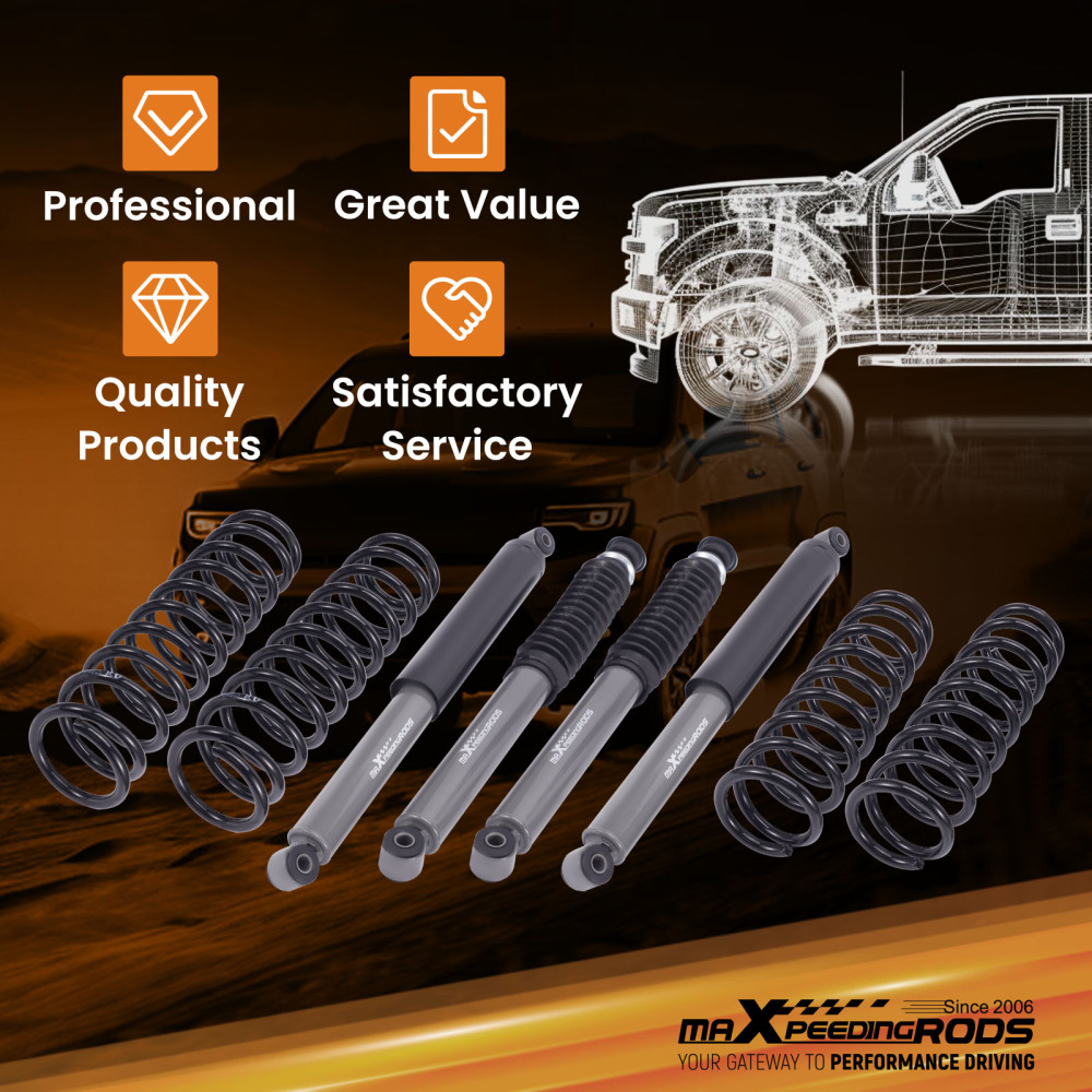 Front Rear Suspension Lift Kit Shock compatible for Suzuki Jimny 2