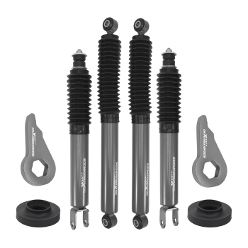 2 Leveling Kit w/Shocks compatible for Chevy Avalanche compatible for Suburban 1500 compatible for Tahoe GMC Yukon 00-06