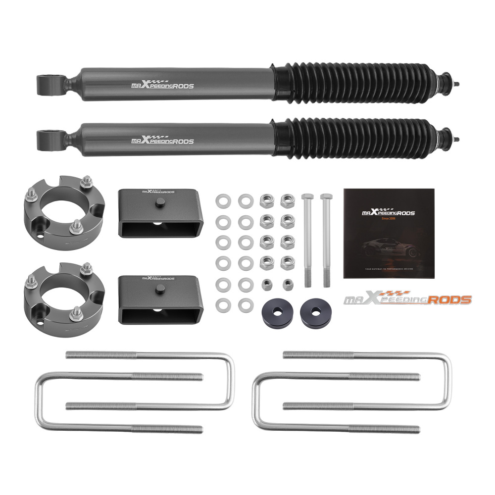 3 Inch Front 2 Inch Rear Lift Shock Kit compatible for Toyota Tacoma 05-23 2WD 4WD