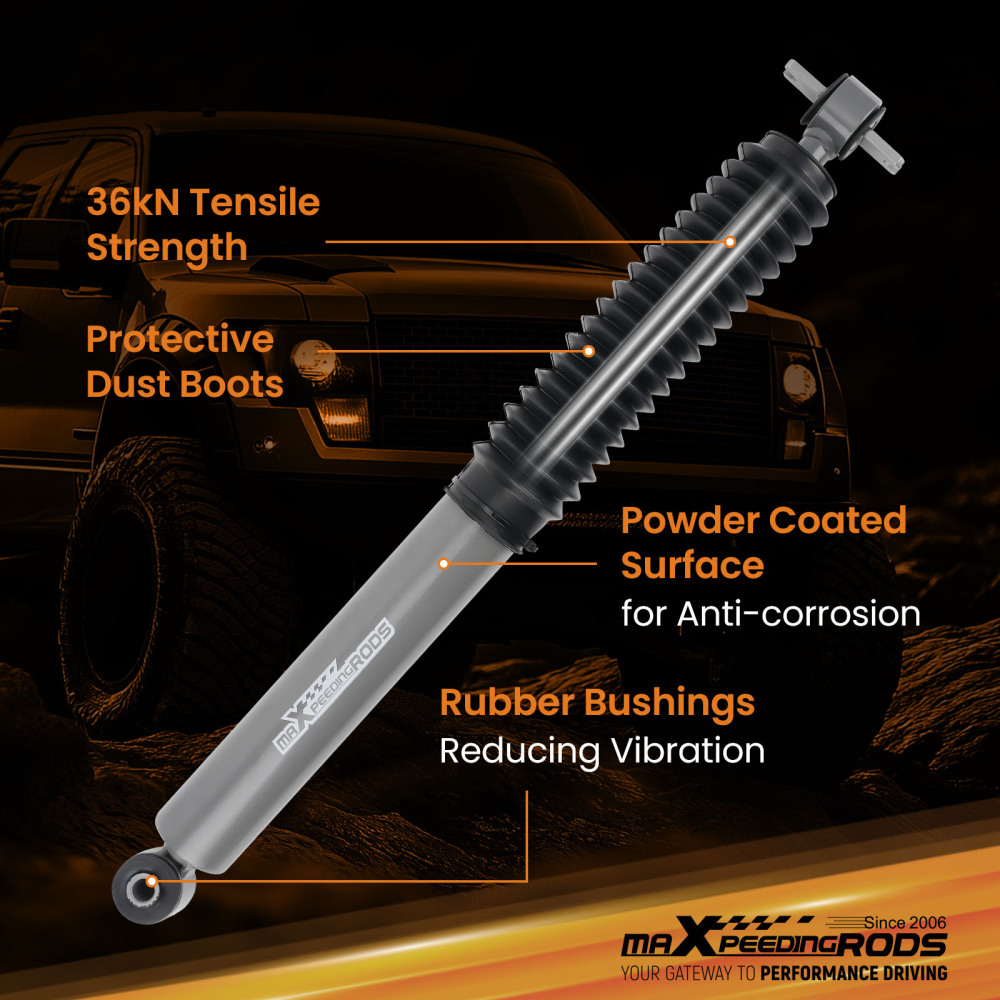 Off-Road Suspension Shocks compatible for Jeep Wrangler 4WD 1997-2006 3.5-6