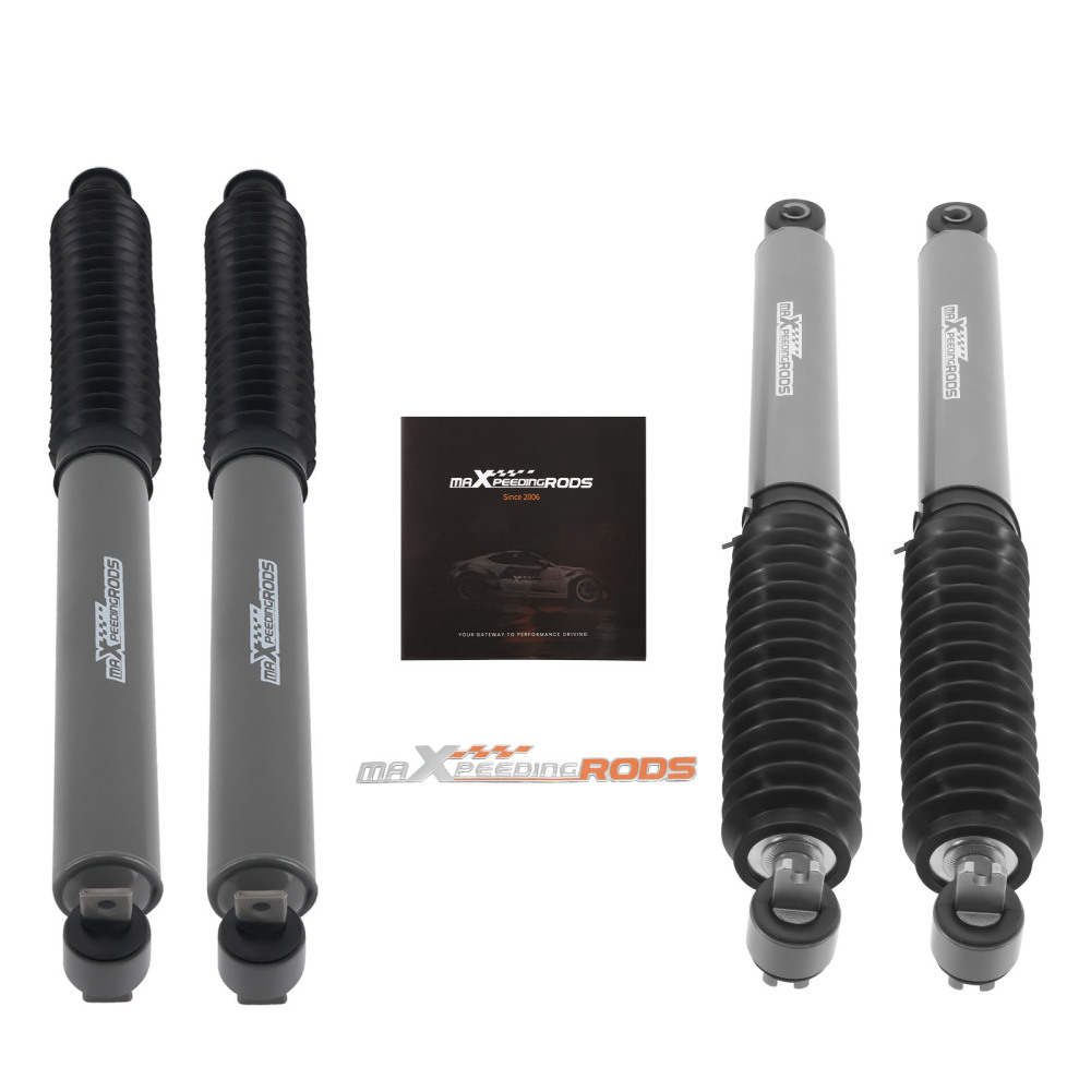 Front 3.5-4.5 Rear:0-3 Lift Shock Absorbers compatible for Jeep Wrangler TJ 97-2006