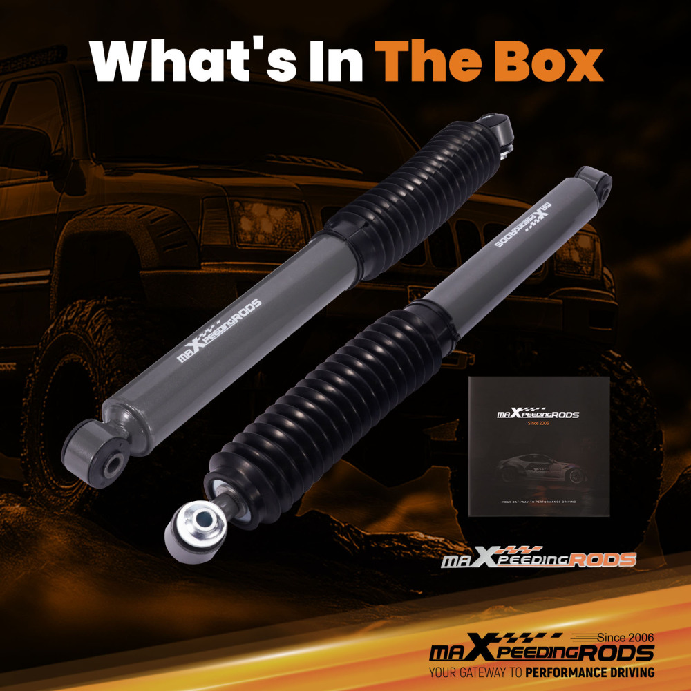Rear Shock Absorbers compatible for Jeep Grand Cherokee 1999-04 With 0-2.5 Lift Kit