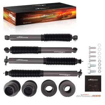 2 Lift Kit w/ Shocks Absorbers compatibile per Jeep Grand Cherokee WJ 4WD 1999-2004