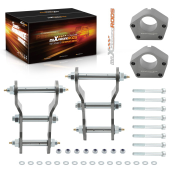 Compatibile per Toyota Hilux KDN166 1KD-FTV 3.0L Diesel Rear Greasable H-Shackles e Spacers