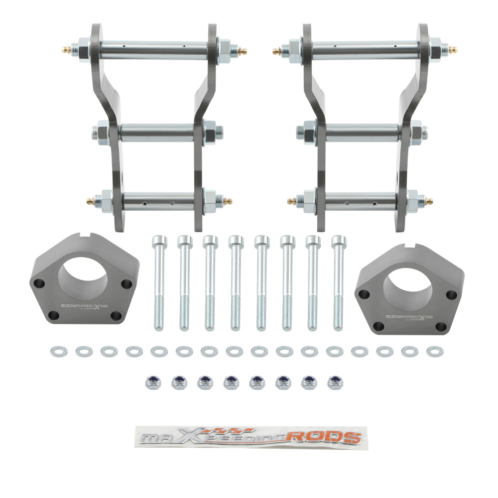 Compatibile per Toyota Hilux KDN166 1KD-FTV 3.0L Diesel Rear Greasable H-Shackles e Spacers