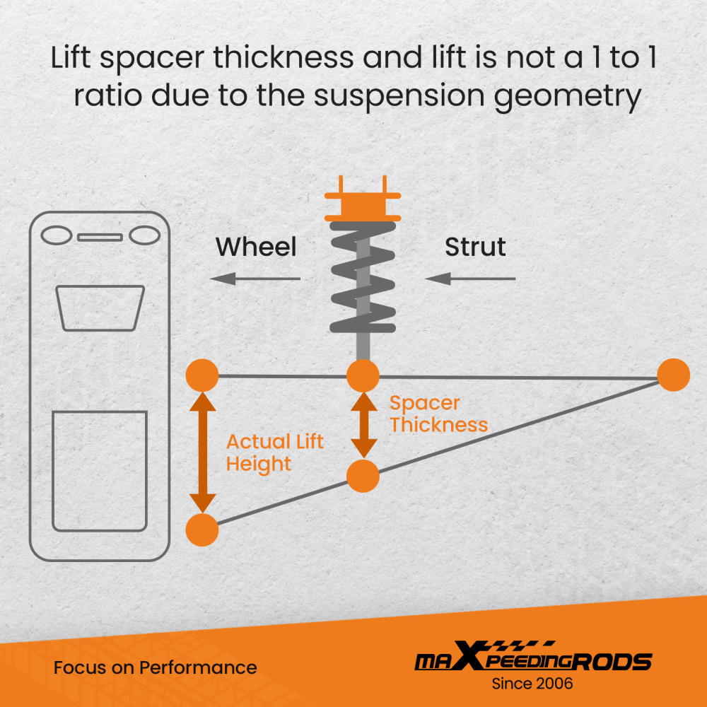 Manilles arrière et entretoise de joint à rotule compatible pour Toyota Hilux LN107 LN166 89-04 Kit de levage