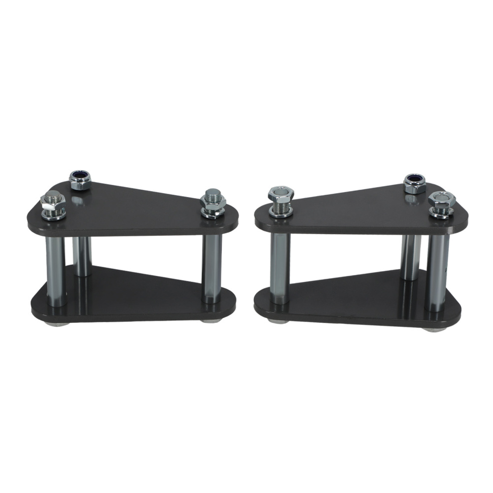 2x Front  2in 50mm Extended Shackles compatible for Toyota Landcruiser 40 60 73 75 Series