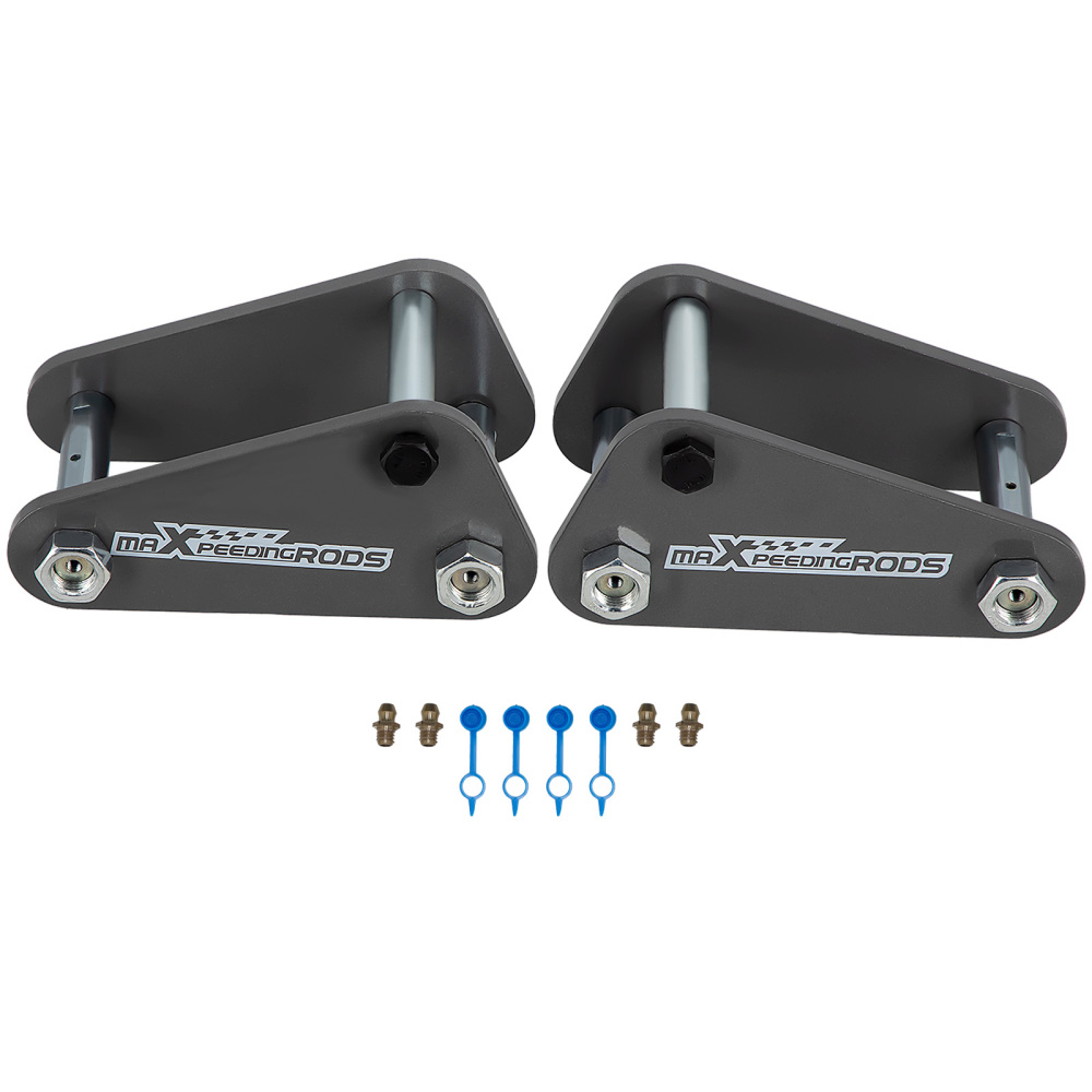 2x Front2in 50mm Extended Shackles compatible for Toyota Landcruiser 40 60 73 75 Series