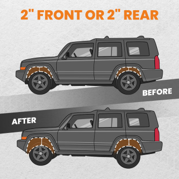 Compatible for Toyota Landcruiser 73 75 40 60 Series Front or Rear 2 Pcs Extended Shackles