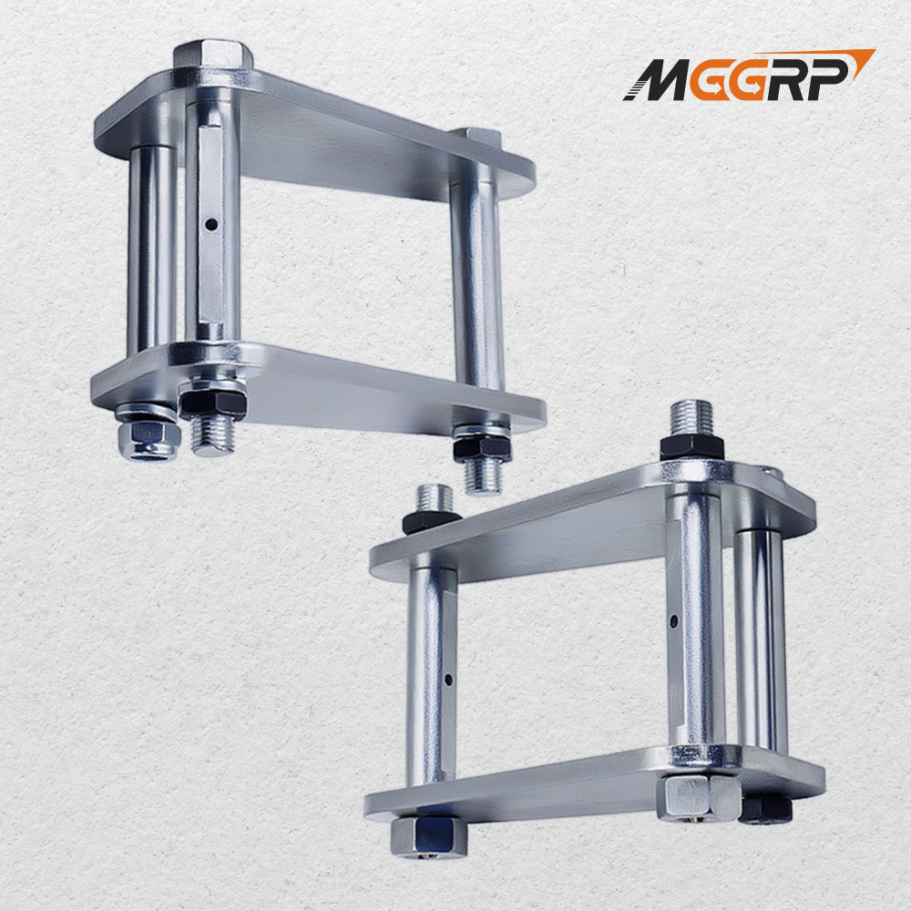 2 Pcs Extended Shackles compatible for Toyota Landcruiser 73 75 40 60 Series Front or Rear