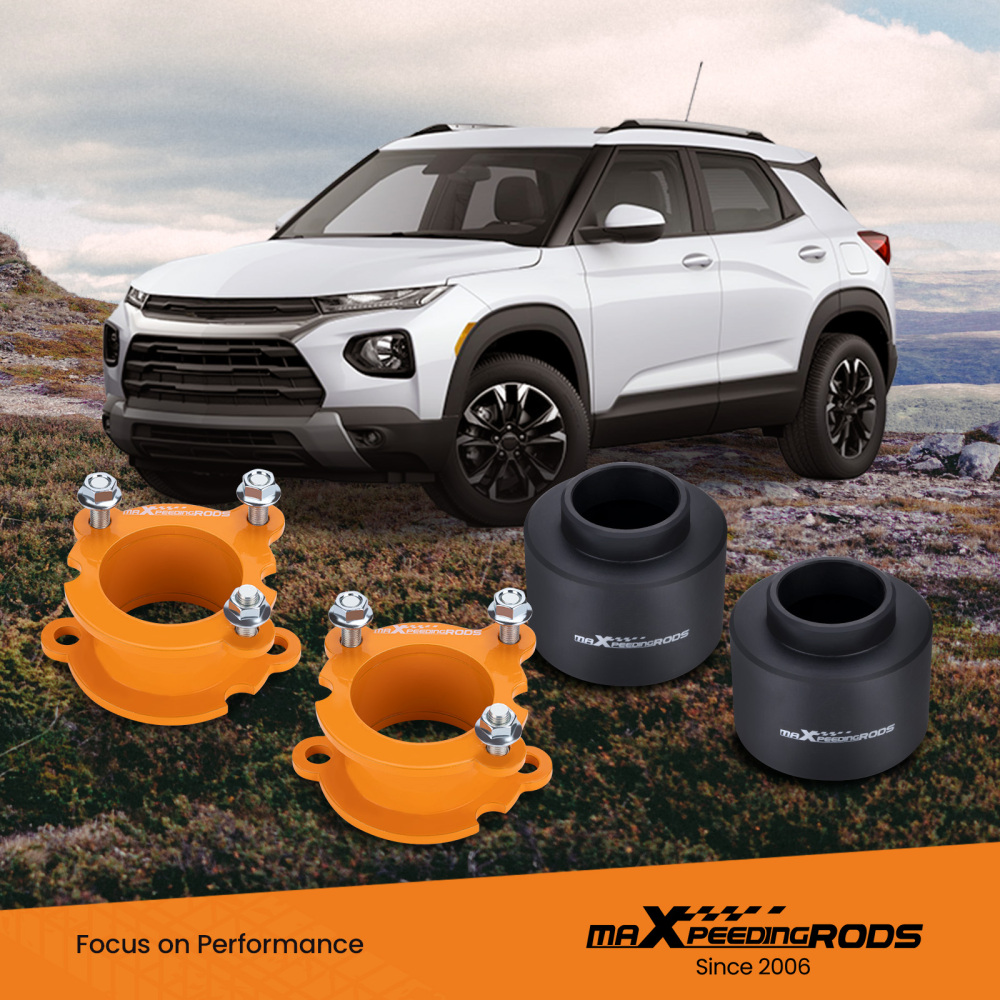 Lift Kit 3.5 Front 2.5 Rear compatible for Chevy Trailblazer compatible for GMC Envoy 02-09 32 Max Tire