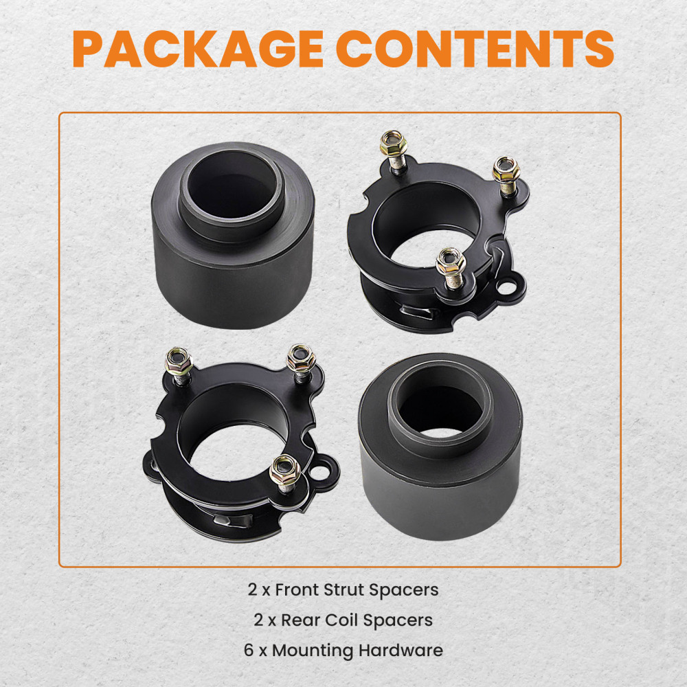 Kit di sollevamento livello maXpeedingrods anteriore 2posteriore 2,5per compatibile per Chevrolet Trailblazer compatibile per GMC Envoy 02-09 2WD 4WD