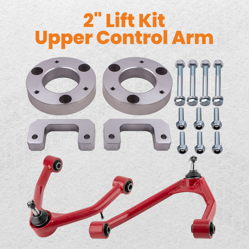 Front 3.5 Leveling Lift Kit w/ Upper Control Arms compatible for Chevy Tahoe 2007-2014