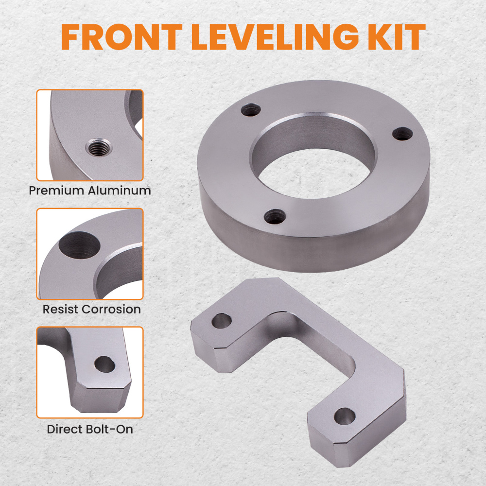 Front 3.5 Leveling Lift Kit w/ Upper Control Arms compatible for Chevy Tahoe 2007-2014