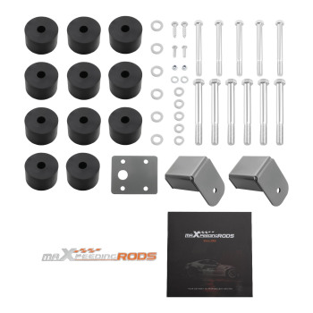 1.25 Body Lift Kit Bracket Set compatibile per Jeep Wrangler TJ 4WD 1997-2006 4WD