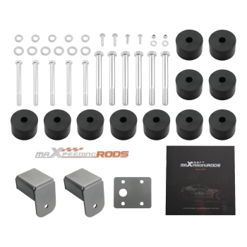 1.25inch Lift Kit Body PucksBrackets compatible pour Jeep Wrangler TJ 1997-2006