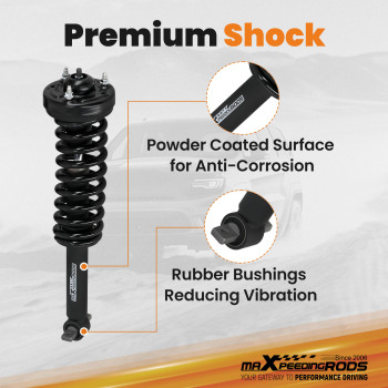 2in Front Leveling Struts compatible for Ford F-150 4WD 2014-2024 2023