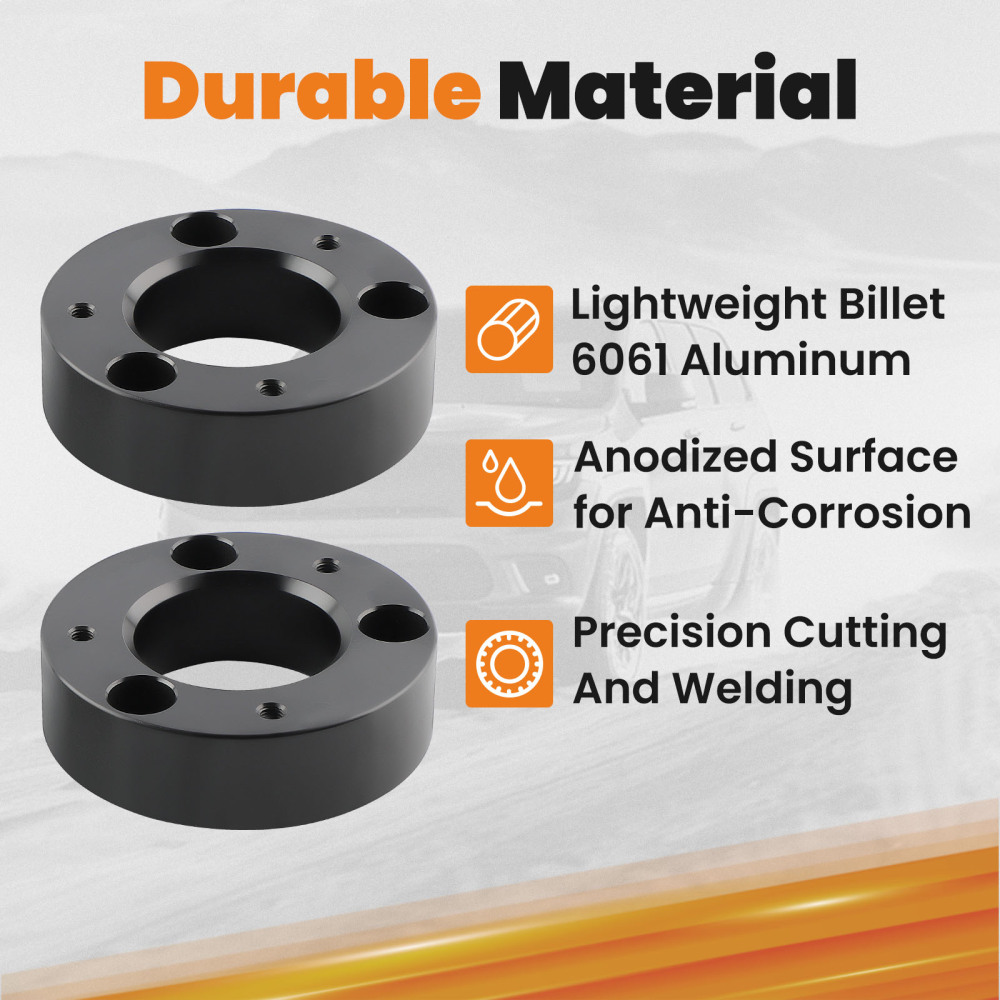 2.5in Front Leveling Kit compatible pour Ford F150 2WD 4WD 2004- 2019 2020 2021 2022 2023