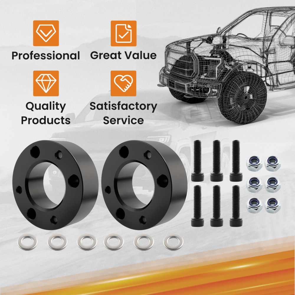 2.5in Front Leveling Kit compatible pour Ford F150 2WD 4WD 2004- 2019 2020 2021 2022 2023