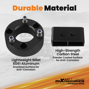 3 Front 2 Rear Leveling Lift Kit compatible pour Ford F150 compatible pour F-150 2WD/4WD 2004-20