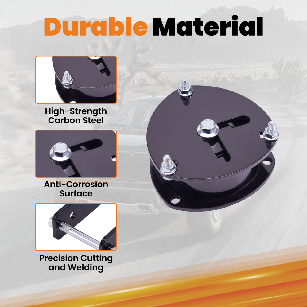 2 Lift Kit compatible for Honda ACTY HA4 1990-1998 Black Powder Coated Steel