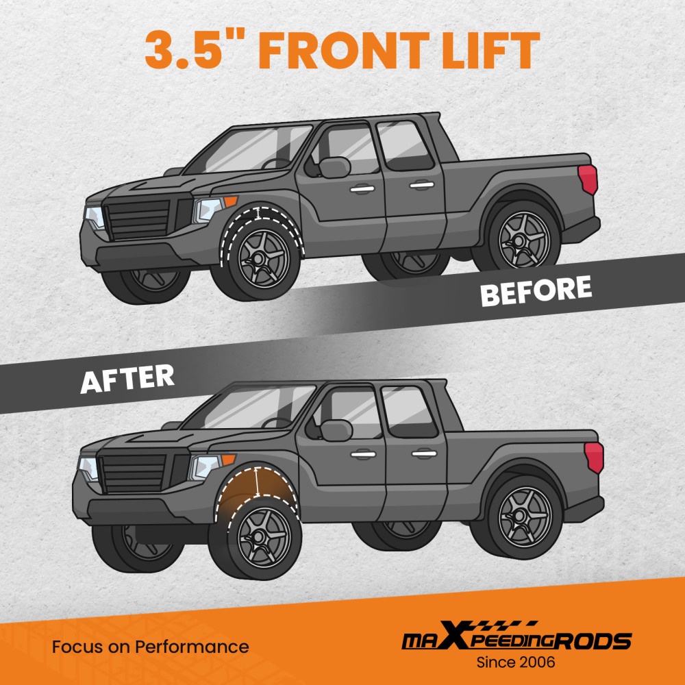 3.5 Front Lift Leveling Kit compatible for Dodge Ram 1500 2500 3500 4WD 1994