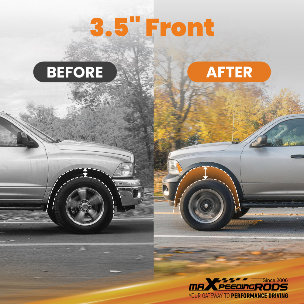 Compatible for Dodge Ram 1500 2500 3500 4WD | 3.5 Lift Front Leveling Kit | 4x4 AWD