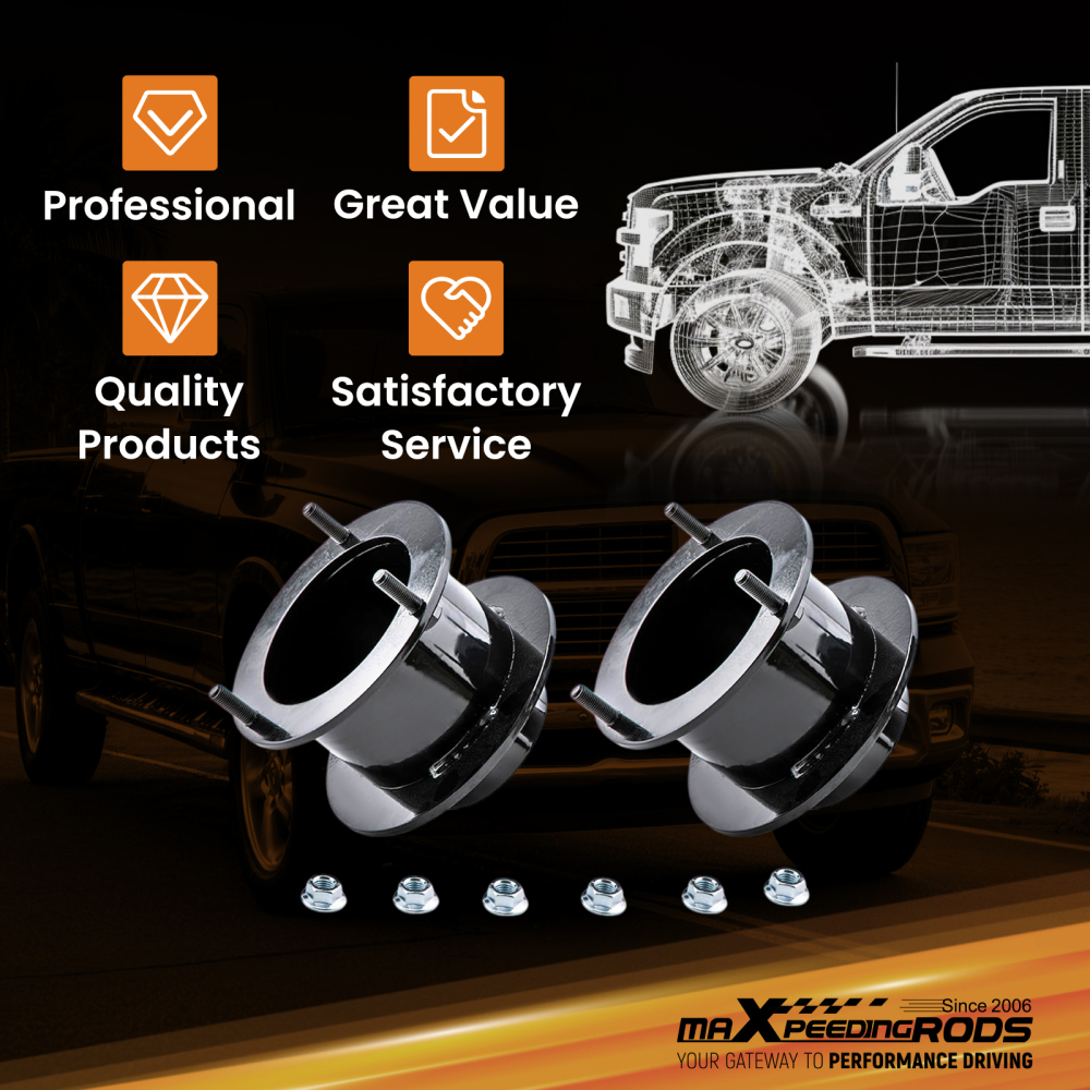 Compatible for Dodge Ram 1500 2500 3500 4WD | 3.5 Lift Front Leveling Kit | 4x4 AWD