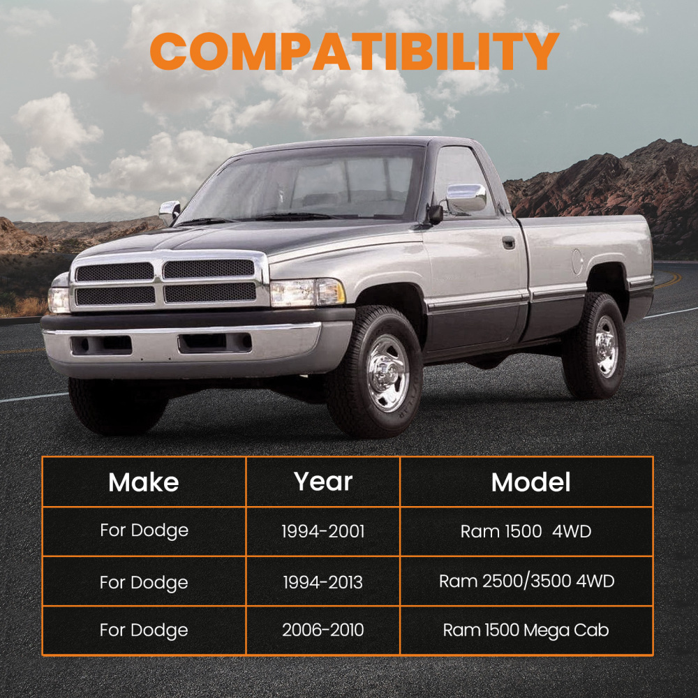 Delantero Nivel Lift Kit se Ajusta 3.5'' Compatible para Dodge Ram 2500 3500 4WD 1994-2012