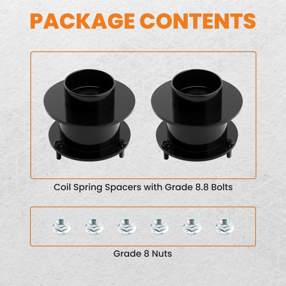 Delantero Nivel Lift Kit se Ajusta 3.5'' Compatible para Dodge Ram 2500 3500 4WD 1994-2012