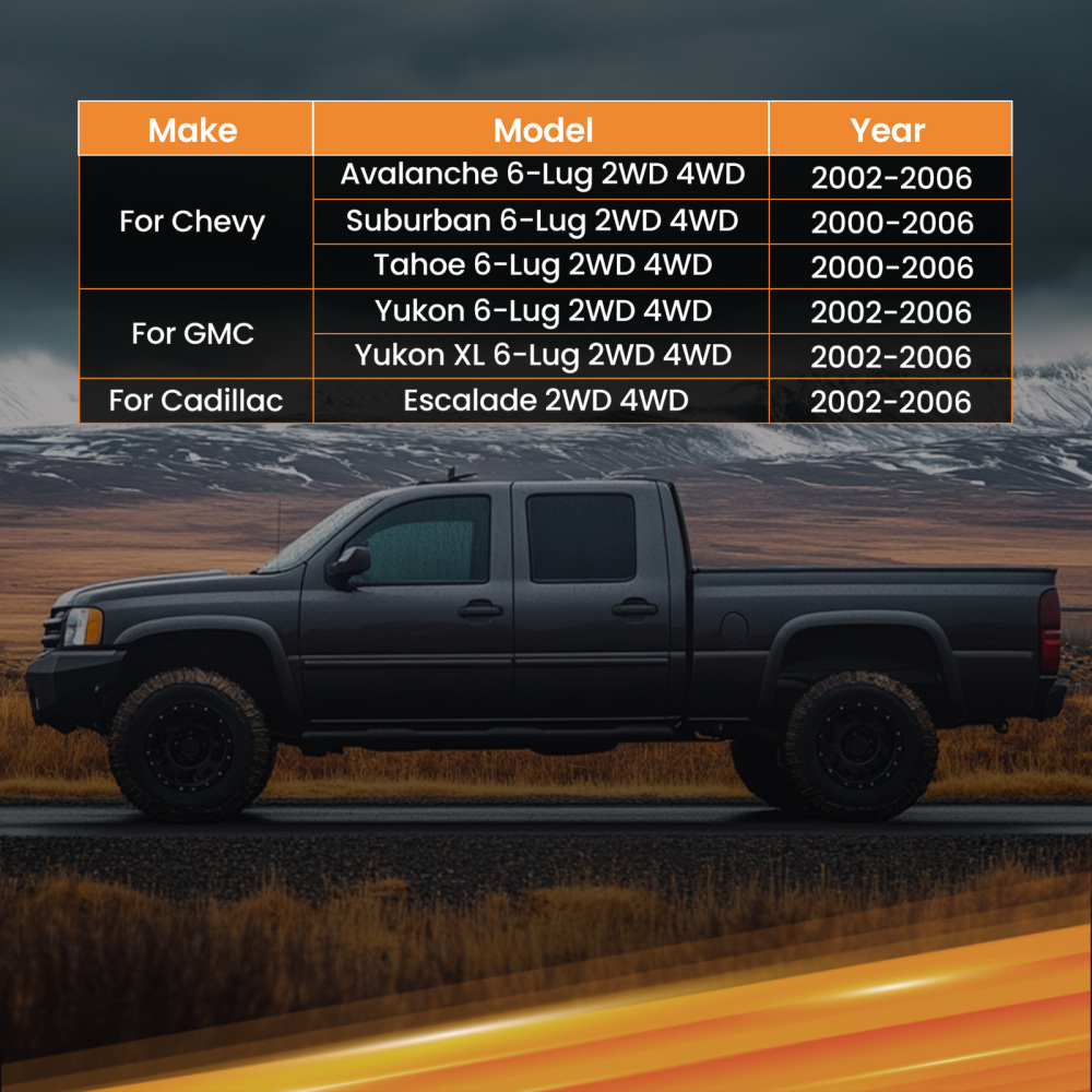 Kit Sollevamento Anteriore 3 / Posteriore 2 compatibile per Chevy Avalanche compatibile per Tahoe 2002-06