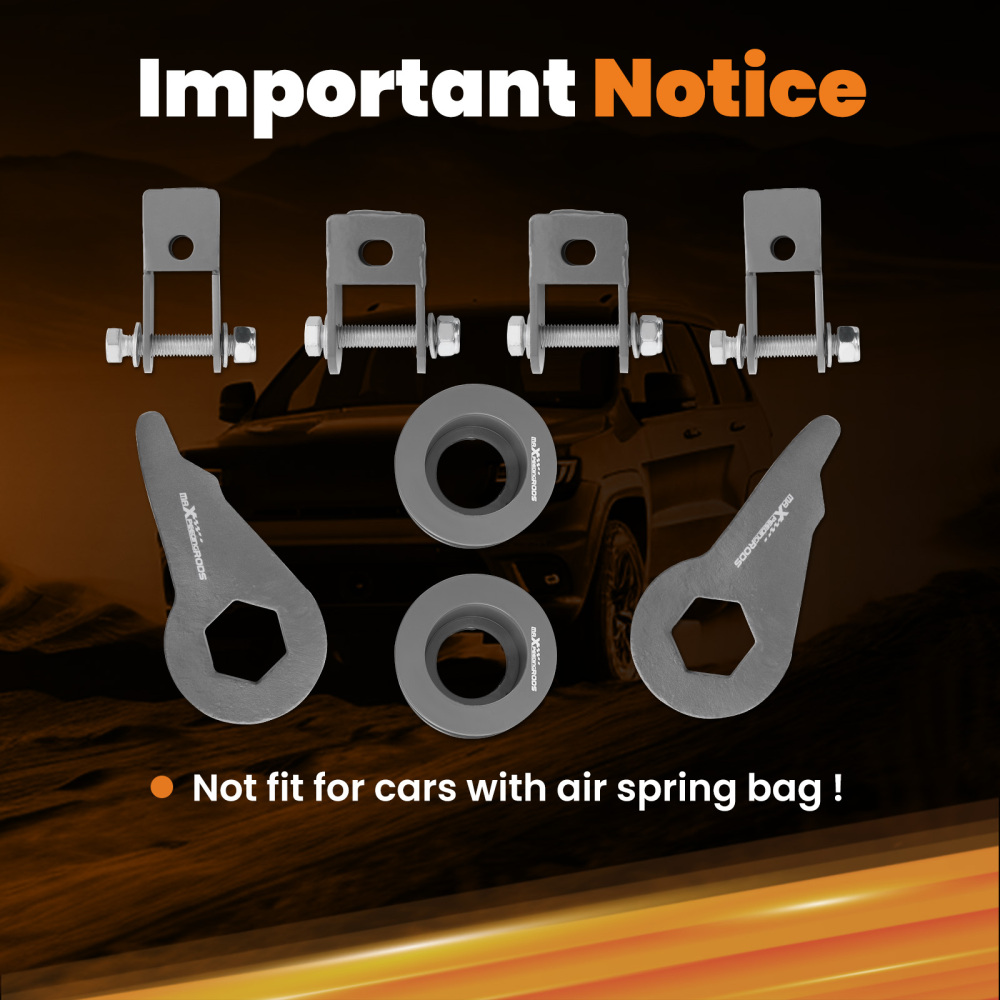 Kit Sollevamento Anteriore 3 / Posteriore 2 compatibile per Chevy Avalanche compatibile per Tahoe 2002-06