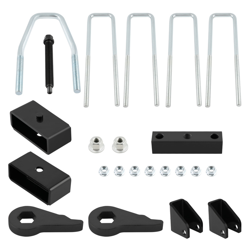 3 Front 2 Rear Lift Kit compatible for Chevy Silverado GMC Sierra 1500/2500/3500 HD 01-10