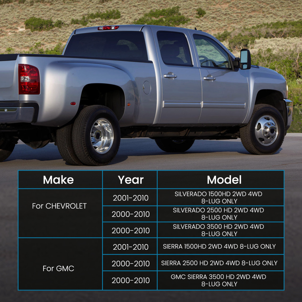 3 Front 2 Rear Lift Kit compatible for Chevy Silverado GMC Sierra 1500/2500/3500 HD 01-10