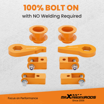 3 Front 2 Rear Leveling Lift Kit compatible for Chevy Tahoe Avalanche compatible for GMC Yukon 00-06