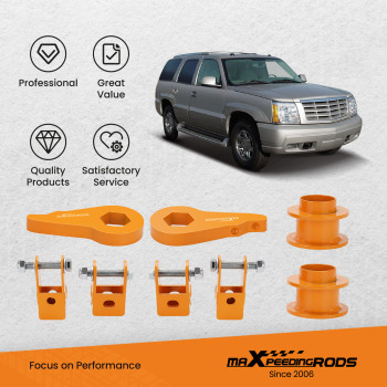 3 Front 2 Rear Leveling Lift Kit compatible for Chevy Tahoe Avalanche compatible for GMC Yukon 00-06