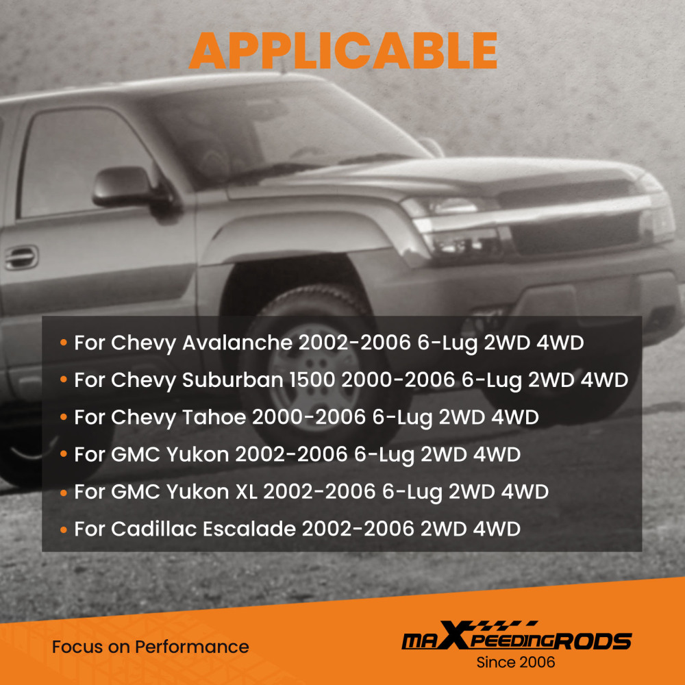 Front 1-3 Rear 2 Leveling Lift Kit compatible for GMC	Yukon XL 1500 SLE Sport 2002