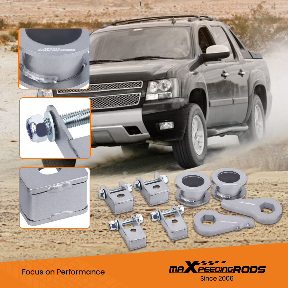 Front 1-3 Rear 2 Leveling Lift Kit compatible for GMC	Yukon XL 1500 SLE Sport 2002