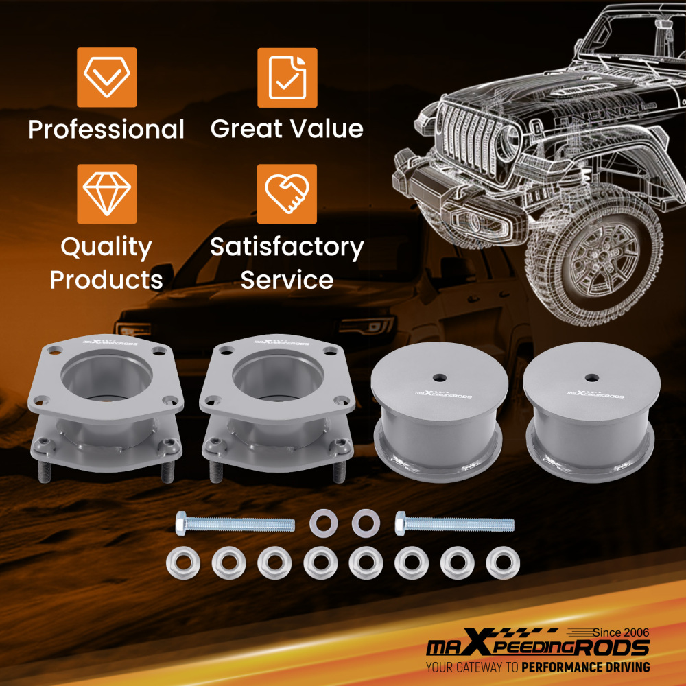 Kit de niveau de levage 4x2 4x4 compatible pour Jeep Grand Cherokee Commander Kit dentretoise de suspension