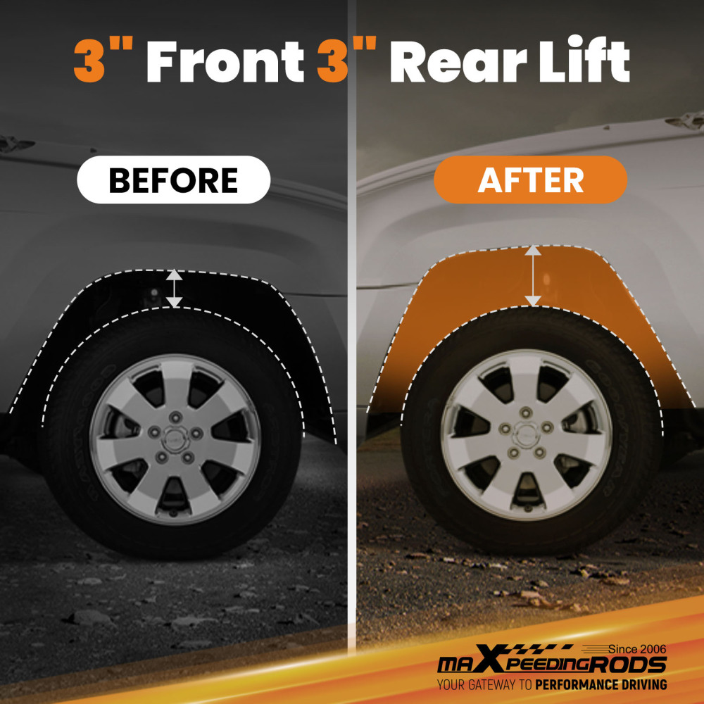 Kit de niveau de levage 4x2 4x4 compatible pour Jeep Grand Cherokee Commander Kit dentretoise de suspension