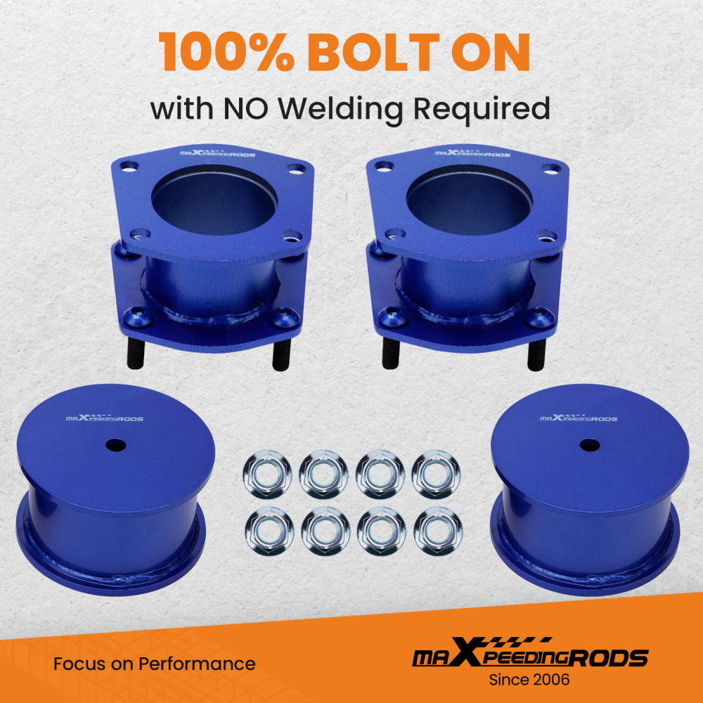 Level Lift Kit 3 inch Front + Rear compatible for Jeep Grand Cherokee WK4x2 4x4 05-10