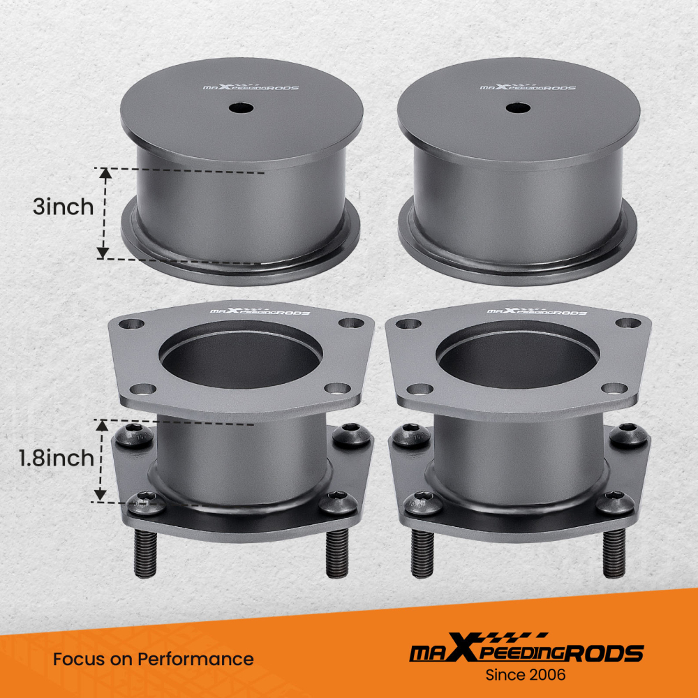 Level Lift Kit 3 inch FrontRear compatible for Jeep Grand Cherokee WK4x2 4x4 05-10