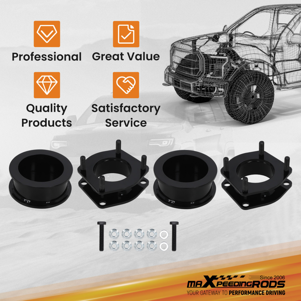 05-10 compatible for Jeep Cherokee WK 2 Front Rear Full Complete Leveling Lift Kit