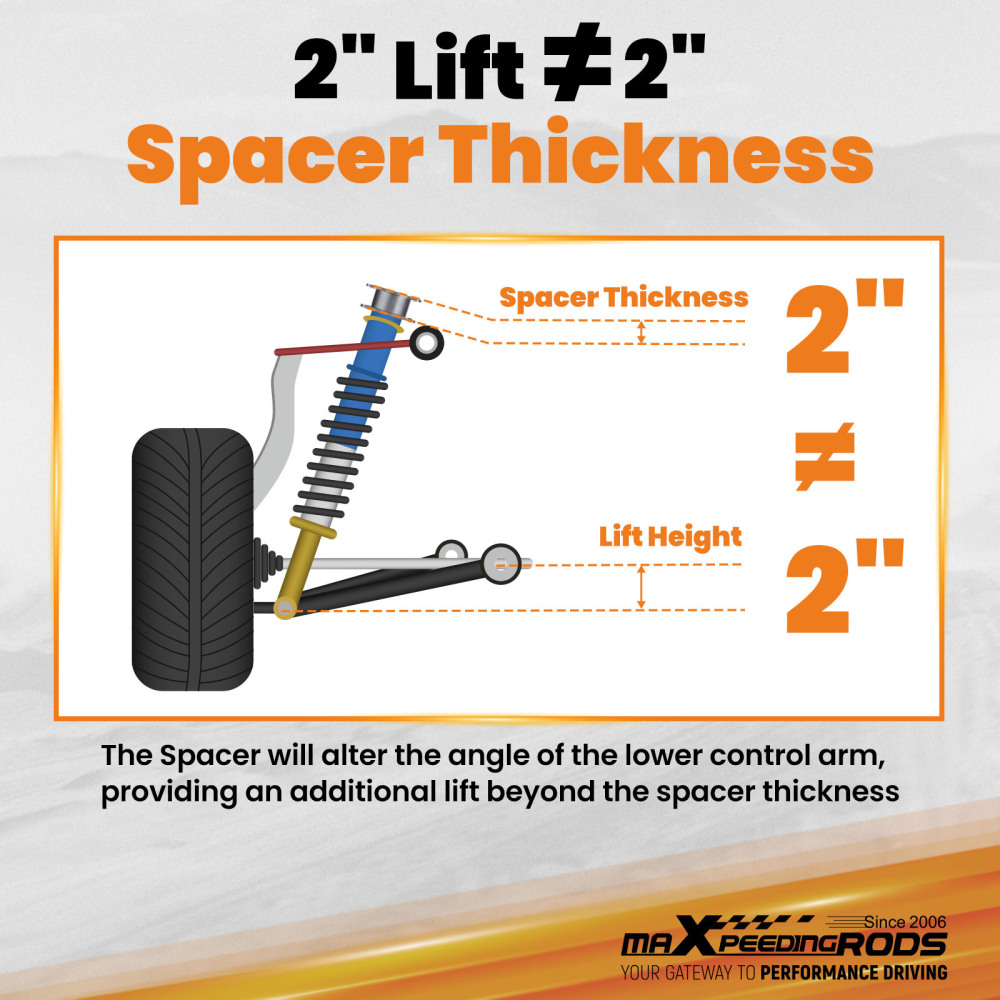 05-10 compatible for Jeep Cherokee WK 2 Front Rear Full Complete Leveling Lift Kit