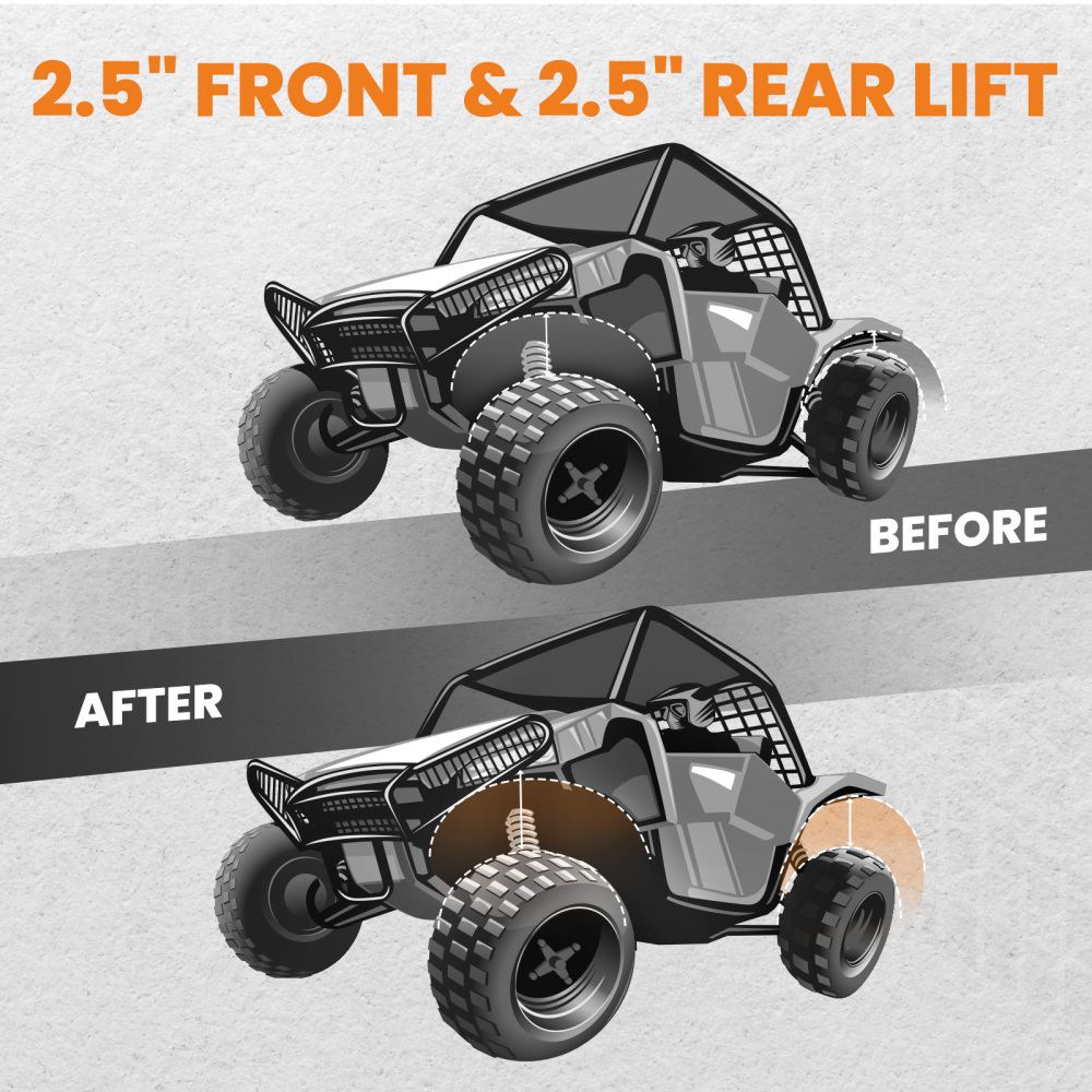 Compatible for Can-Am Commander UTV 800 1000 Max 2011-2017 2.5 inch inch Lift Kit 