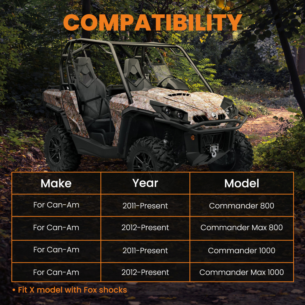 Compatible for Can-Am Commander UTV 800 1000 Max 2011-2017 2.5 inch inch Lift Kit 