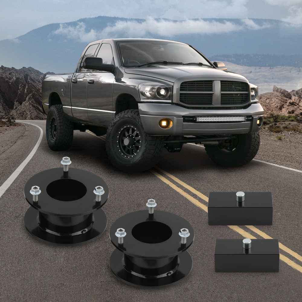 3 Front + 2 Rear Full Leveling Lift Kit compatible for Dodge Ram 2500 3500 4WD 1994-2013